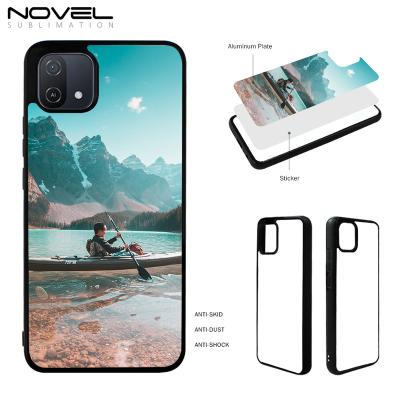 China Custom Shockproof White 2D TPU Sublimation Mobile Phone Case Cover For Oppo A16K for sale