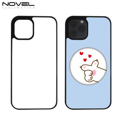 China Custom 2D Anti-fall Blank Sublimation TPU Silicone Cell Phone Case Cover For Iphone 12, 12 pro for sale