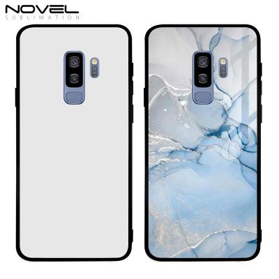 China Fashion 2d TPU Shockproof Custom Blank Sublimation Glass Phone Case For Samsung S9 Plus for sale