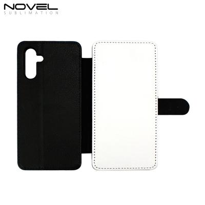 China Diy Shockproof Blank PU Leather Flip Case Sublimation Phone Wallet For Samsung A13 5G for sale