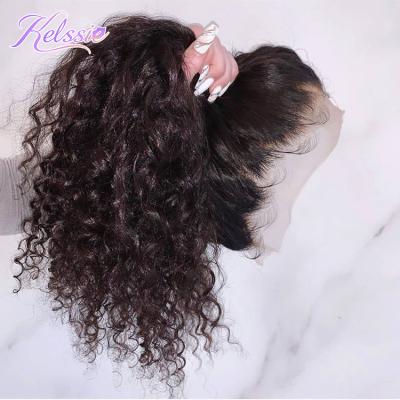 China Indian Human Hair Factory 360 Deep Wave Hunan Hair Lace Wigs,Wholesale Cuticle Aligned Virgin Lace Wigs,Raw Cuticle Aligned Cheap Wigs for sale