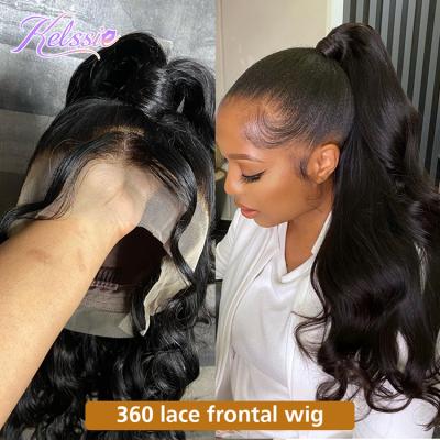 China Body Wave Human Hairfactory 360 Full Lace Wig, Unprocessed Human Lace Front Wig 360, 100% Cuticle Aligned Human Hair Wig Full Lace Wig for sale