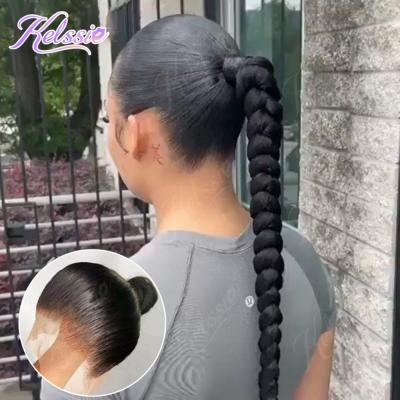 China Transparent Human Hair 360 Lace Front Wigs Silky Straight Wave Women, Glueless Human Hair 360 Lace Frontal Wig, China Best Body Wave Lace Front Wigs for sale