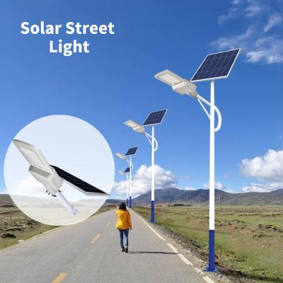 China Easy Installation High Quality Road Lighting Motion Sensor Lights Waterpoof Ip65 35w All In One Solar Led Street Light With Pole for sale