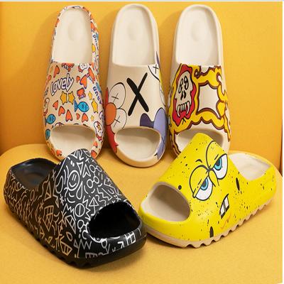 China Wholesale Anti-Smell Candy Color Custom Designer Sliper Men Women Unisex Slipper Slips New Design for sale