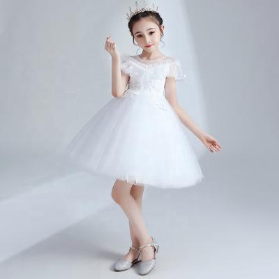 China Breathable Various Styles Bridesmaid Dress Summer Wedding Party Fluffy Princess Dress For Kids for sale