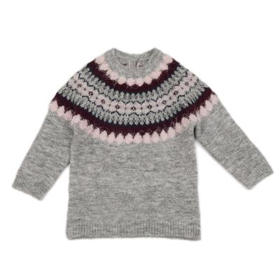 China Breathable Soft Girl Knit Sweater Dress Kids Baby Sweater Dress Baby Knit Dress for sale