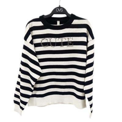 China Breathable Wholesale Custom Warm Pattern Sweater Girl Kids Knitwear Pullover for sale