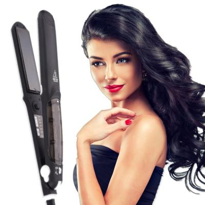 China Professional Car Steam Hair Straightener Infrared Wide Flat Hair Iron For Thick Hair Iron Salon Steampod Flat Iron for sale