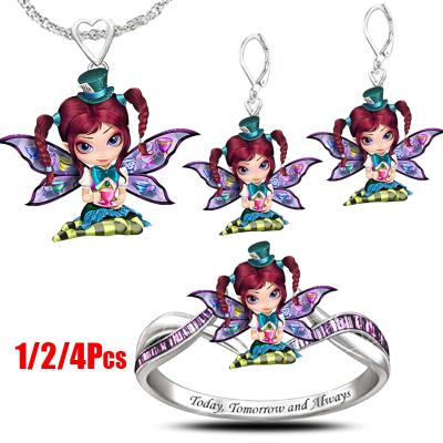 China Cute Cartoon Fashion New Halloween Necklace Pendant Jewelry Variety Angel Set Girl for sale