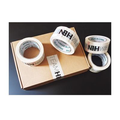 China Ta-3 Factory Jumbo Roll Waterproof Adhesive Printing Customized Custom Logo Printed OPP Wrapping Bopp Wrapping Tape for sale