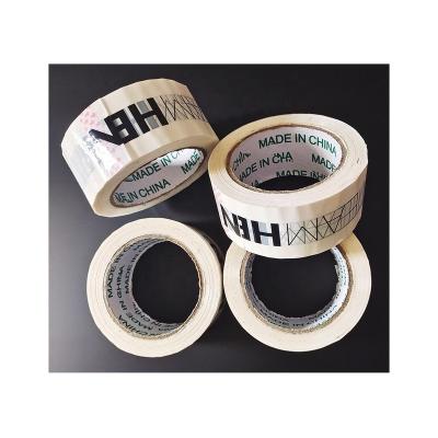 China Custom Clear Box Waterproof Logo Packaging Tape Black Brittle Acrylic Adhesive Ta-8 Opp 100m Bopp Printed Bag Carton Seal Trim Tape for sale