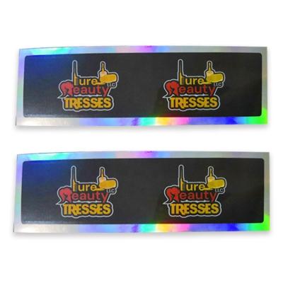 China HL-156 roll waterproof laser material hologram logo mark printed high quality sticker for sale