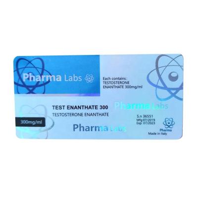 China Waterproof VL-88 customize brand pharma labs injection vial 10ml packaging box vial personalized sticker for sale