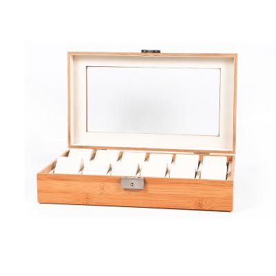 China Newest 12 Slots /Gift /Packaging Custom Design Style Bamboo Watch Box / Storage / Display Case for sale