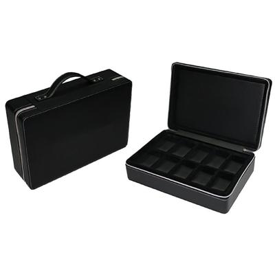 China Storage/Show Case /Gift/Packaging Latest Style 10 Slot Custom Luxury Chromatic Shockproof Watch Box Gift for sale