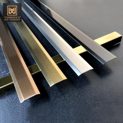 China Metal Corner Edge Profile Industrial Ceramic Decorative Wall Outside Tile Trim for sale