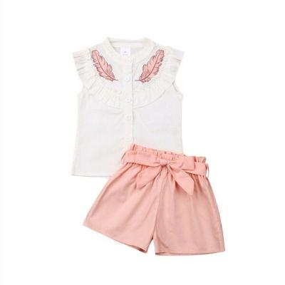 China Comortable Summer Baby Clothes Sets 2pcs/set Baby Dressing Suits Kids Clothes Set for sale