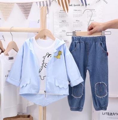 China Wholesale Kids Casual Clothing Boutique Lovely Cardboard 3pcs Babies Sets for sale