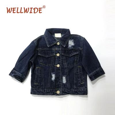 China Latest Sustainable Kids Jeans Denim Kids Clothes Fashion Boys Jacket for sale