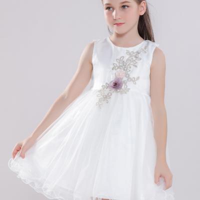 China Breathable Flower Girl Dresses Children Performing Kids Dance Party Dresses Princess Dress For Little Girls for sale