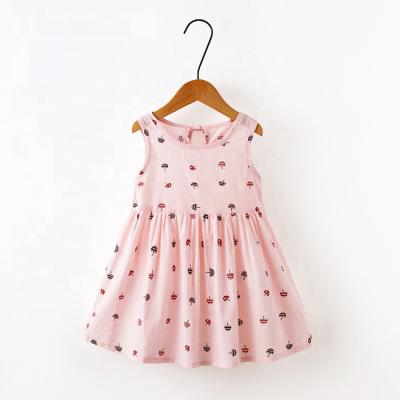 China Breathable Summer and Spring Kids Dresses, Cotton Kids Girls Dresses, Baby Kids Girls Linen Dresses for sale