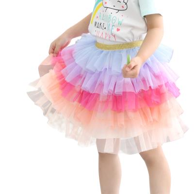 China Breathable Multiple Color Pettiskirt Baby Tutu Skirt Ball Gown Girls Clothes for sale