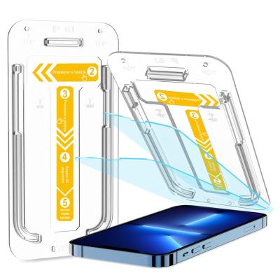 China FOR iPhone 13 pro 2nd generation iphone max 9d tempered mood glass install tool screen protector installation kit tool for iphone 13 12 11 pro max for sale