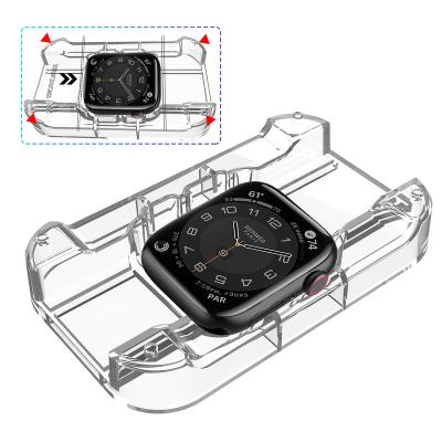 China 3D Anti-fingerprint Curved Full Glue Glass For Apple Watch Series 7 Smart Touch Hybrid Glass For Apple Watch Series 6 38 40 42 44mm for sale