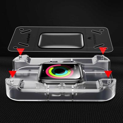 China Anti-Fingerprint/Easy To Install Nano Hybrid Screen Protector For Apple Watch 7 Series 41mm/45mm With Easy Installation Tray for sale