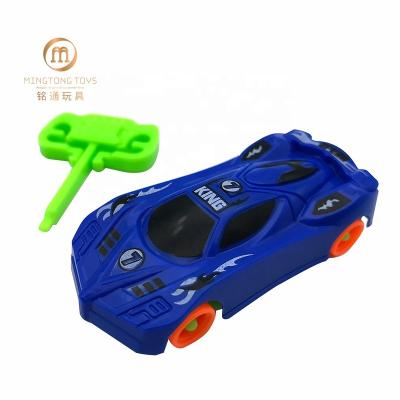 China Cheap Eco-friengly Kids Car Catapult Diecast Toy Cheap Promotional Hand Launch Gift for sale