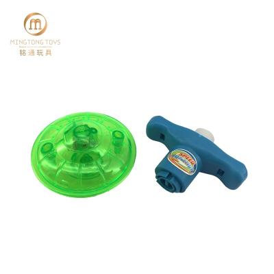 China Rotate Top Promotional Gift Kids Funny Flashing Light Gyro Spinning Toys for sale