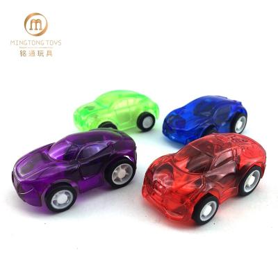 China Transparent PS+PP Promotional Gift Mini Car Toys Pull Back Toys For Children for sale