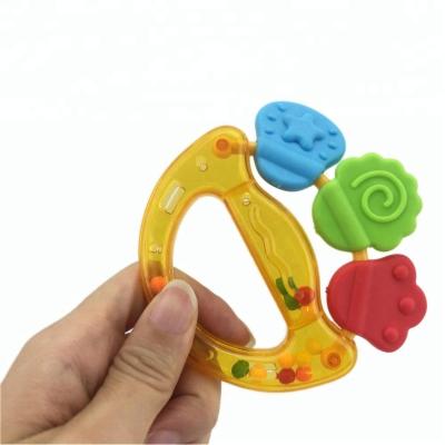 China Plastic Safety Teether Organic Educational Musical Rattle Toys For Baby for sale