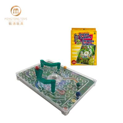 China Brainstorm Game Family Interaction 3D Puzzle Gluttonous Toys Ladder Pieces Game Snake Smart Plastic Chess for sale