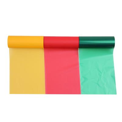 China COMPATIBLE WHITE RED BLUE GREEN GREEN 80mmx300M Wax Resin Transfer Ribbon TTR Color Barcode Sticker Printer Ribbon Thermal Scratch Resistant for sale