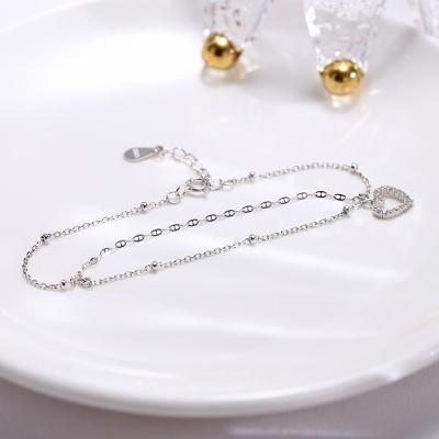 China New Design S925 Sterling Silver Simple Fashion Ladies Jewelry CLASSIC Bracelet for sale