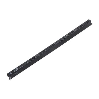 China Factory direct 13 port 415V 63Amp C13 C19 black smart PDU for sale