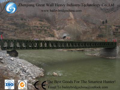 China CB200(HD200) Painted 48.768M,QSR single lane,bailey bridge on sale,steel bridge wholesale， for sale