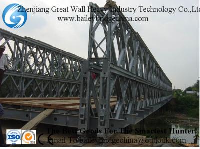 China Compact bridge,CB100,Cb200 Bailey,truss,temporary bridge,military bridge,steel bridge,psb for sale