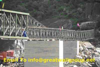 China Delta bridge launching,steel bridge,Truss Assembly Steel Bridge,galvanized CB450 bridge for sale