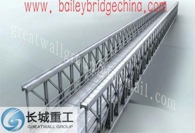 China Long span bailey bridge,steel bridge Truss Assembly Steel Bridge，GW D bridge,CB450 bridge for sale