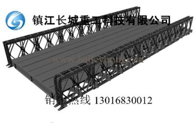 China Stable Bailey Bridge Panel Span Up 60.96 Meters Easy Transportation for sale