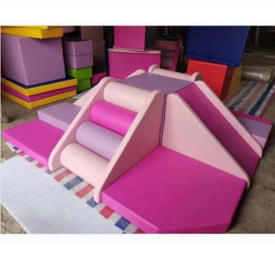 China 1-3 Toddler Play Gymnasium Soft Play Equipment Soft Play Stage And Slide for sale