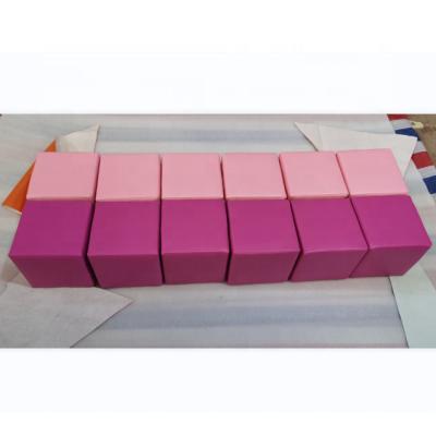 China 1-3 EVA Foam Building Block Sets Soft Foam Kids Block Pink for sale