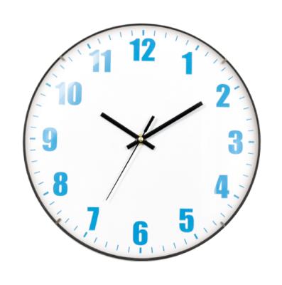 China Simple Design Creative Frameless Arabic Numerals Round Plastic Wall Clock for sale