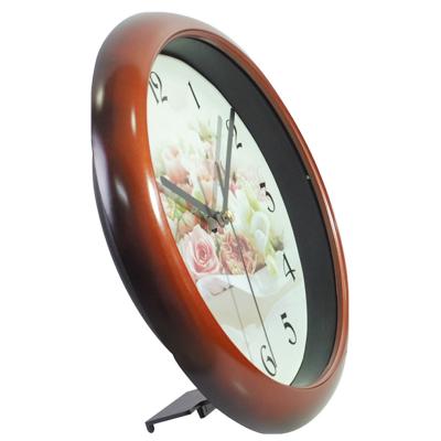 China Simple design hot sale modern home decorative gift promotion 8 inch round table plastic clock for sale