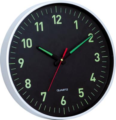 China 12 Inch Folder LUMINOVA Best Style Luminous Modern Home Decoration Turned Plastic Wall Clock for sale