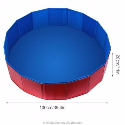 China Portable Foldable Pet Pool PVC Dog Cats Bathing Tub Wash Pet Pool For Sale for sale