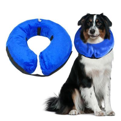 China Viable Inflatable Pet Collar Dog Cat Wound Healing Protection Anti Bite Safety Collar for sale